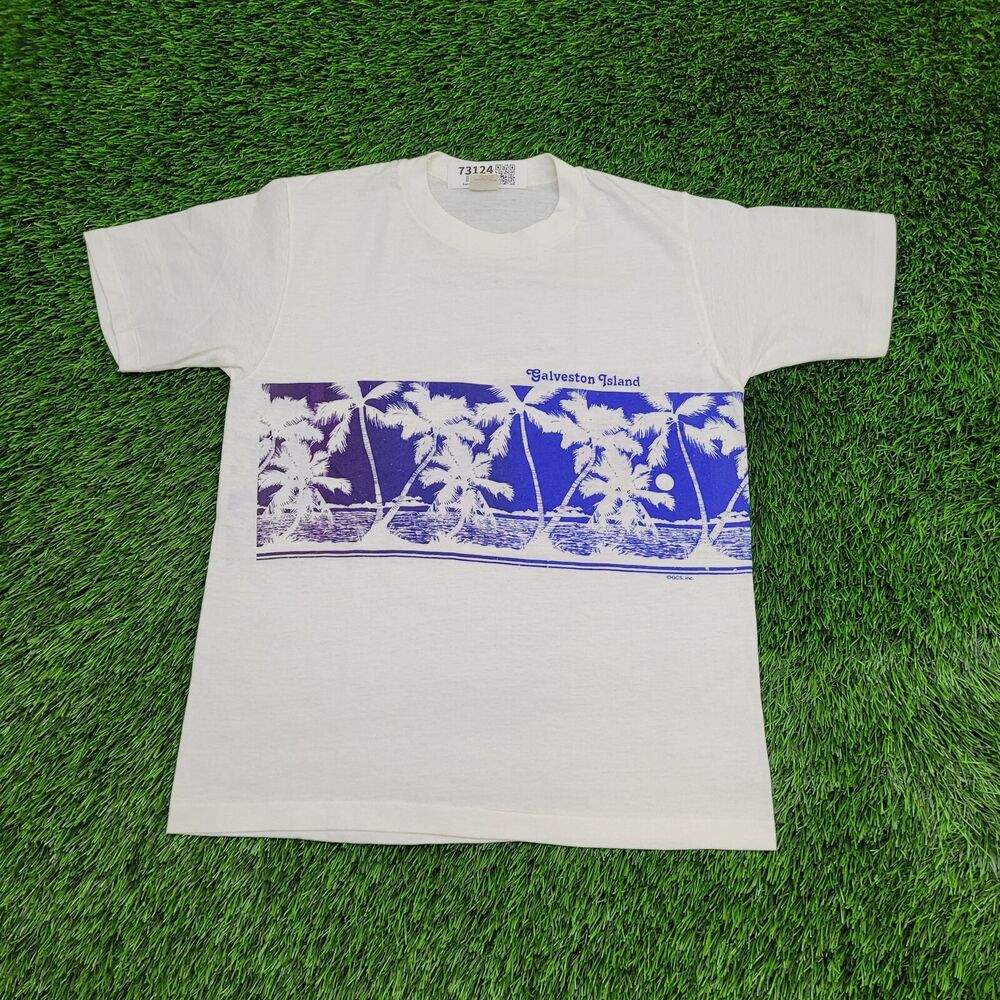 Vintage 70s Sportswear Cropped Shirt S/M 18x24 White